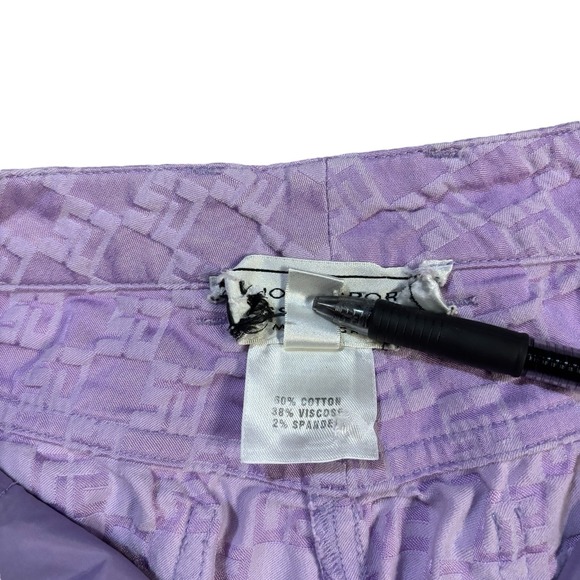 St. John Sport by Marie Gray Lavender Purple Five Pocket Jeans Womens 4 Designer - Picture 7 of 14
